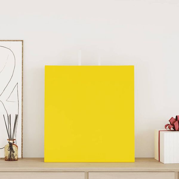 vidaXL Papirnate vrečke 50 kosov z ročaji rumena 45x17x48 cm