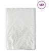 vidaXL Pra&scaron;na za&scaron;čita 12 pcs Transparentno 400 x 500 cm HDPE