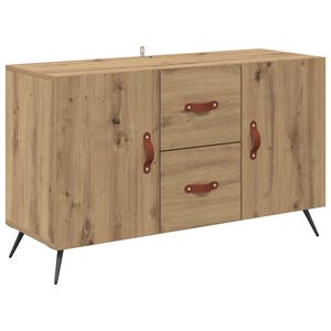 vidaXL Strani &scaron;al Umetni hrast 100 x 36 x 60 cm Konstruiran les