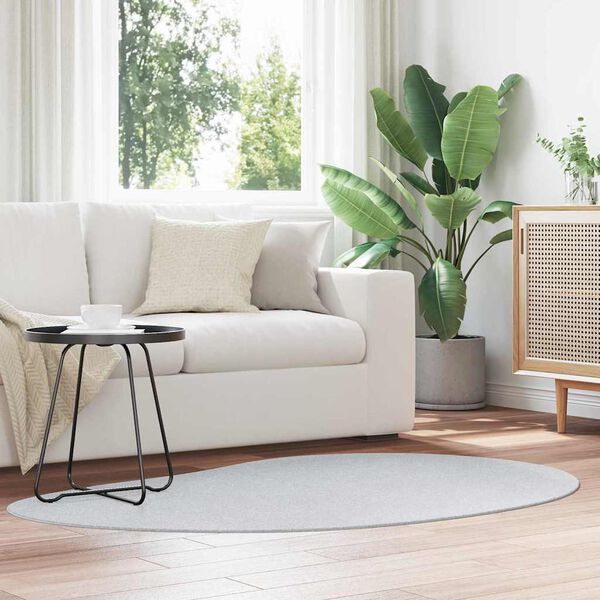 vidaXL Preproga Siva 120 x 170 cm Poliester