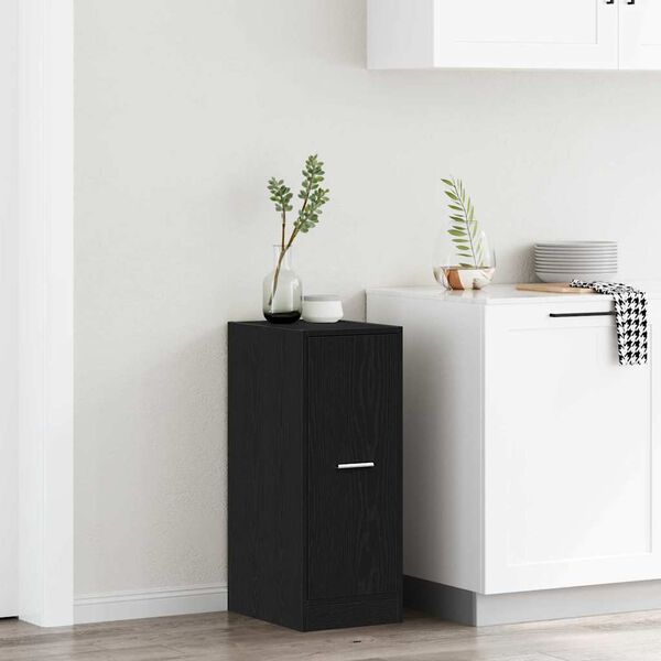 vidaXL Apotekarska omarica Črni hrast 40 x 41 x 77.5 cm