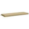 vidaXL Blazina za klop SOEST 100% poliester Bež 150 x 50 x 8 cm