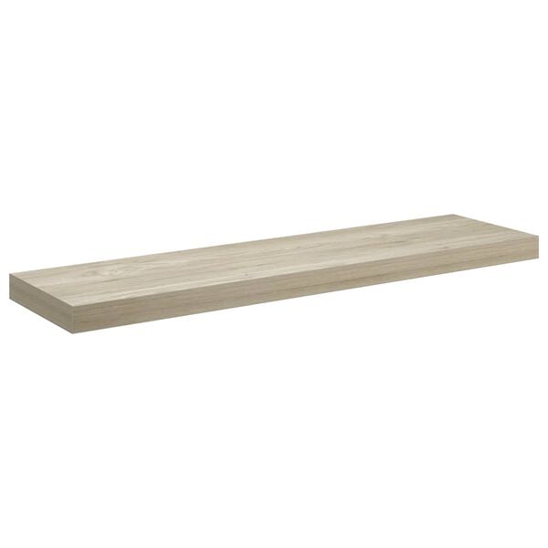 vidaXL Stenska polica barva hrasta 90x23,5x3,8 cm MDF