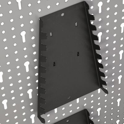 vidaXL Stenske plošče za obešanje orodja 4 kosi 40x58 cm jeklo