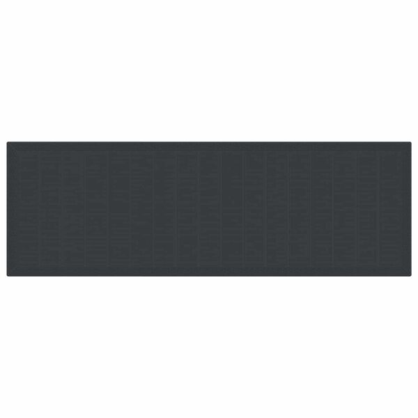 vidaXL Komplet za jedilnico v vrtu 13 pcs Antracit Polyrattan
