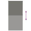 vidaXL Rolo zatemnjena siv 70x130 cm tkanina &scaron;irina 65,7 cm poliester