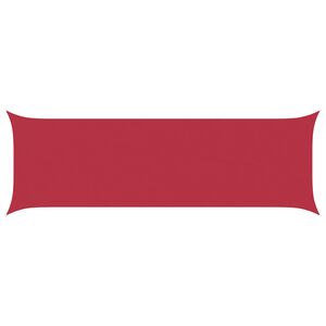 vidaXL Sončno platno Rdeča 6 x 2 m 100% poliester Oxford