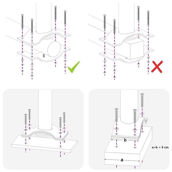vidaXL Zložljiva stranska tenda za teraso 60x300 cm rdeča
