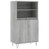 vidaXL Visoka omara siva sonoma 60x36x110 cminženirski les