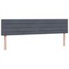 vidaXL Boxspring postelja z vzmetnicami temno siva 180x220 cm žamet