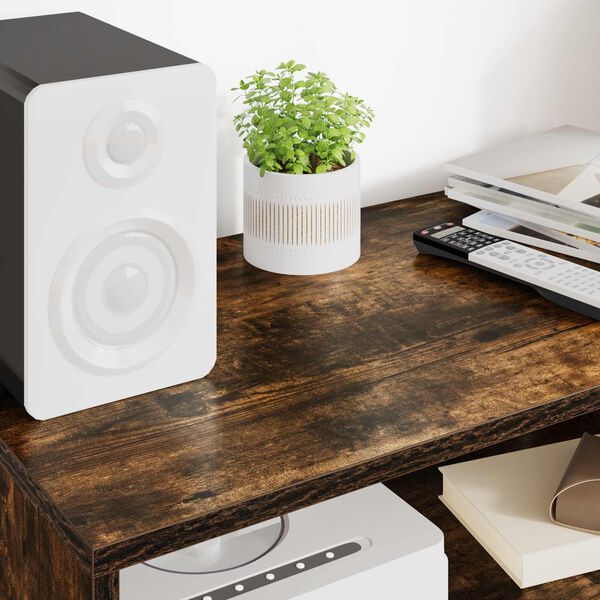 vidaXL TV omarica Dimljeni oreh 60 x 35 x 40 cm Konstruiran les