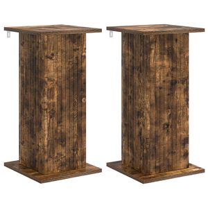 vidaXL Stojalo za rastline 2 kos Dimljen hrast 30,5 x 30 x 60,5 cm