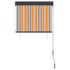 vidaXL Zunanje rolo senčilo 80x250 cm rumeno in modro