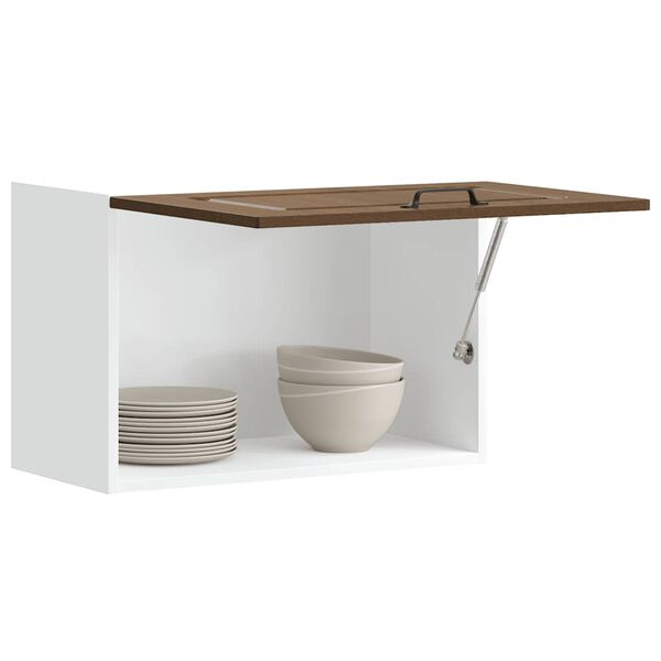 vidaXL Kuhinjska stenska omarica Kalmar rjavi hrast inženirski les