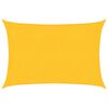 vidaXL Senčno jadro 160 g/m&sup2; pravokotno rumeno 2x2,5 m HDPE