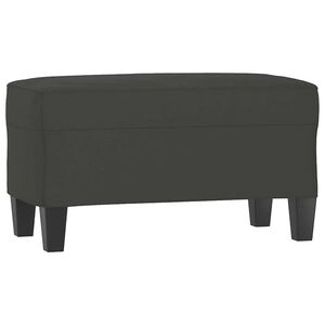 vidaXL Klop temno siva 70x35x41 cm tkanina iz mikrovlaken