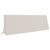 vidaXL Hrbtna blazina SOEST 100% poliester Bela 120 x 20 x 40 cm