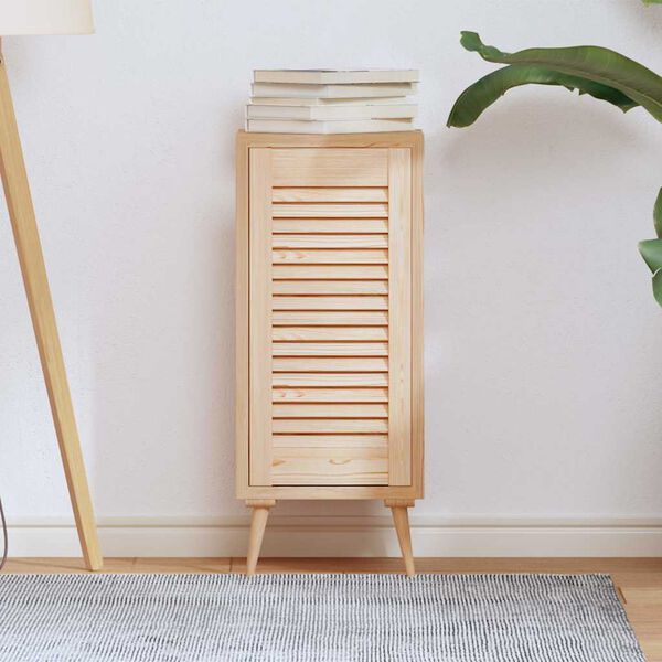 vidaXL Vrata za omarico z letvicami 61,5x29,5 cm trdna borovina