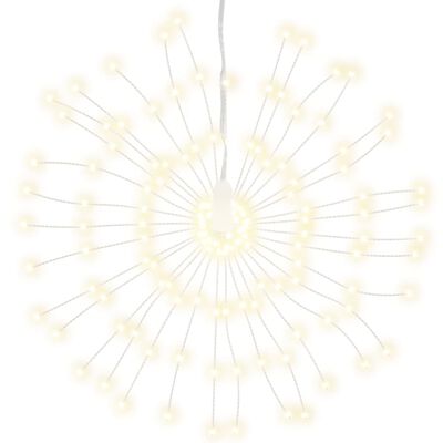 vidaXL Zunanje novoletne lučke 10 kosov toplo bele 20 cm 1400 LED
