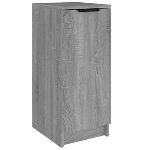 vidaXL Omarica za čevlje siva sonoma 30x35x70 cm konstruiran les