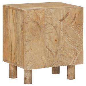 vidaXL Ročno izdelana nočna omarica Teak rjava 40 x 30 x 45 cm