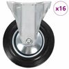 vidaXL Fiksna kolesa 16 kosov 160 mm
