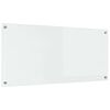 vidaXL Kuhinjski panel Transparentno 110 x 50 cm kaljeno steklo