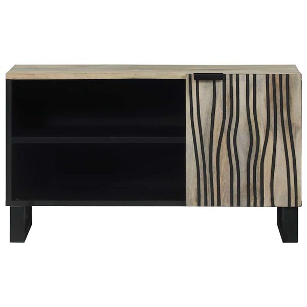 vidaXL TV enote Bela 80 x 33 x 46 cm Konstruiran les