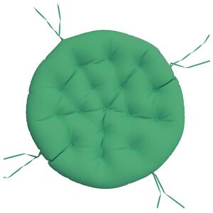 vidaXL Okrogla blazina zelena &Oslash; 100 x 11 cm oxford tkanina