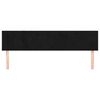 vidaXL Posteljno vzglavje 2 kosa črno 80x5x78/88 cm žamet