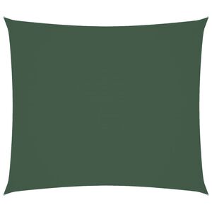 vidaXL Senčno jadro oksford blago pravokotno 2x2,5 m temno zeleno