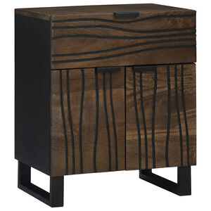 vidaXL Nočna omarica Oreh 50 x 33 x 60 cm Inženirski les