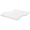 vidaXL Vzmetnica iz pene bela 200x210 cm 7-conska trdota 20 ILD