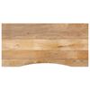 vidaXL Mizna plo&scaron;ča ukrivljena 120x60x2,5 cm trden mangov les