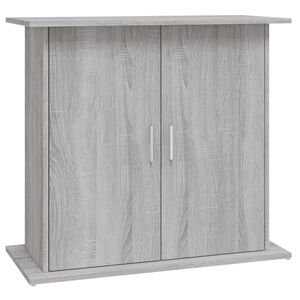 vidaXL Stojalo za akvarij siva sonoma 81x36x73 cm inženirski les