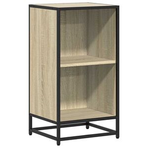 vidaXL Knjižna omara sonoma hrast 40x35x76 cm iverna plo&scaron;ča