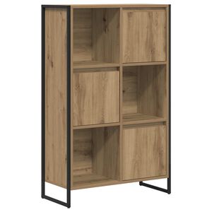 vidaXL Knjigovni omar 68 x 30 x 108.5 cm Inženirski les Oreh