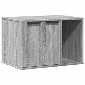 vidaXL Omara za mačje strani&scaron;če siva sonoma 60x40x40 cm inž. les
