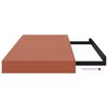 vidaXL Stenska polica Rdeča 60 x 23 x 4 cm Konstruiran les