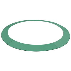 vidaXL Varnostna podloga PE zelena za 3,05 m okrogel trampolin