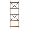 vidaXL Knjižna polica Star les 56 x 34 x 171 cm Konstruiran les
