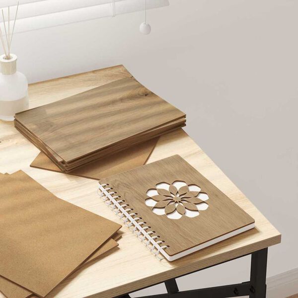 vidaXL Dekorativni paneli 12 pcs artisan hrast 21 x 30 x 0.3 cm