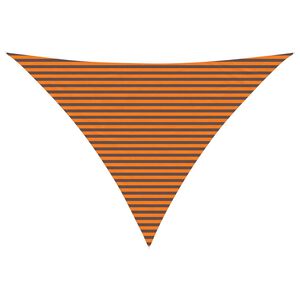 vidaXL Sončno platno Oranžna in Rjava 5 x 5 x 6 m