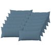 vidaXL Prevleka za blazino 12 kos HEERLEN Jeans modra 40 x 80 cm Blago