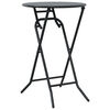 vidaXL Vrtnik Bistro Set 3 pcs Antracit Jeklo