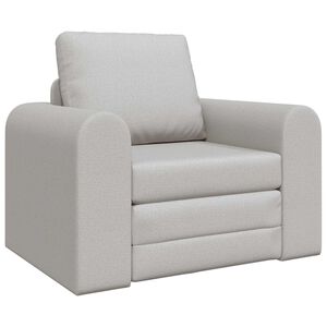 vidaXL Sofa postelja Oblačno siva 98 x 71 x 83 cm blago