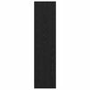 vidaXL Garderobna omara s polico Črna Orehovina 50 x 50 x 200 cm