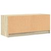 vidaXL TV omarica s steklenimi vrati sonoma hrast 102x37x42 cm