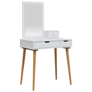 vidaXL Komplet toalet FAUSKE 3 kos Bela 76 x 50 x 143 cm