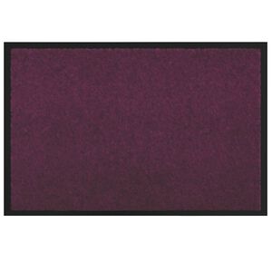vidaXL Doormat Bordo rdeča 60 x 40 x 1.2 cm Teddy tkanina